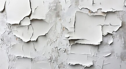 Peeling white paint on a wall (11)