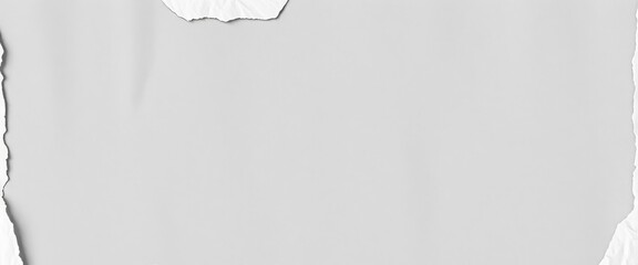 Realistic torn gray paper, crumpled texture, rough edges, distressed, overlay,   paper background,  overlay effect