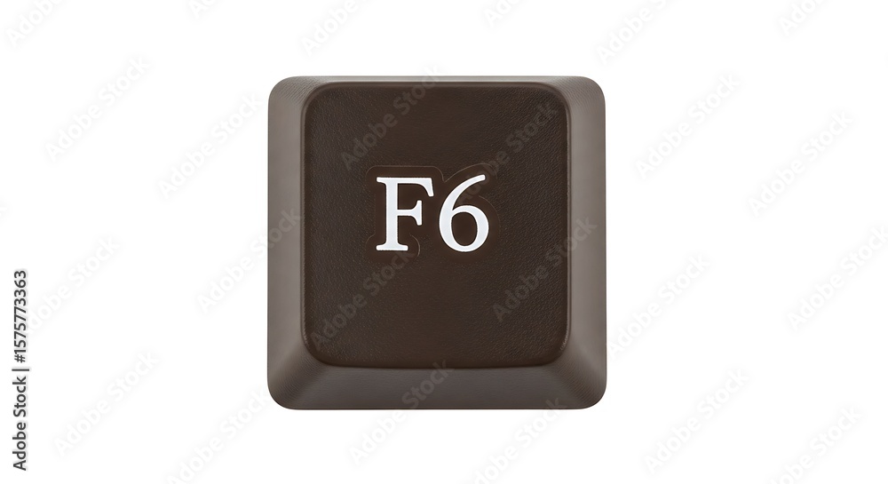 Poster f6 key on a computer keyboard