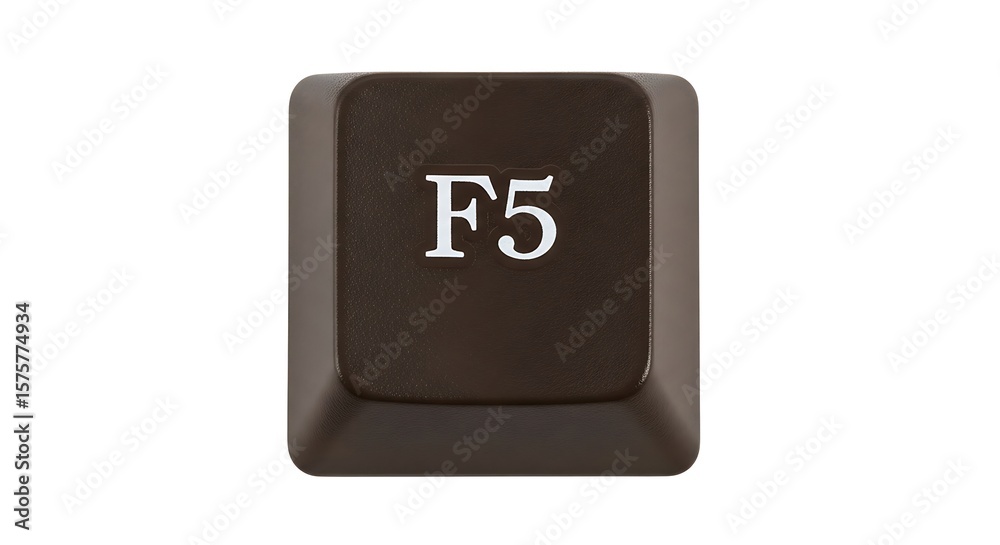 Poster Computer Keyboard Key F5 for Refresh Function
