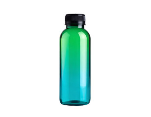 Naklejka premium Gradient drink bottle on black background