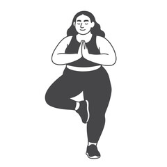 Harmony in Motion: A person practices a balancing yoga pose, illustrating tranquility and focus through graceful movement.