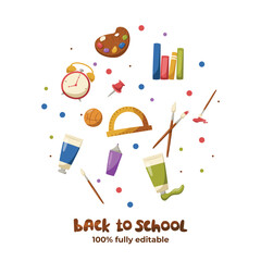 Back to School Vector Illustration Set