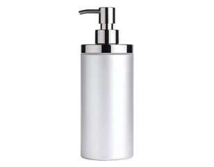 Obraz premium Elegant soap dispenser on black background