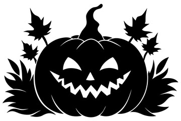 Vector art of silhouette of 