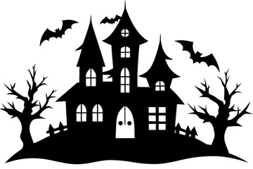 Vector art of silhouette of 