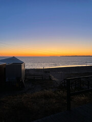 Sunset at Consolacao beach, Portugal