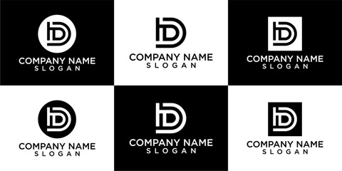 d logo design vector symbol graphic idea creative