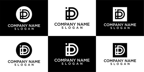 d logo design vector symbol graphic idea creative