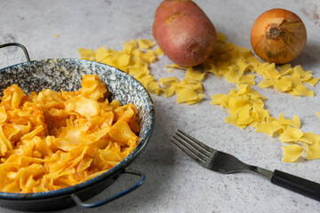 Pasta with potato