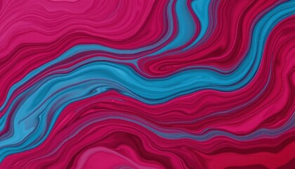 Obraz premium Abstract swirling pink and blue marble