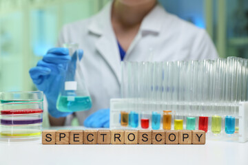 Engage in the exploration of innovative spectroscopy methods within a laboratory environment using...