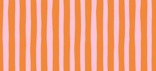 Retro, vintage hand drawn abstract patterned background. French, Italian style vector patterns with strips