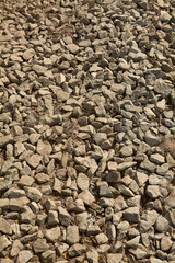 Small beige rocks scattered