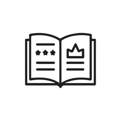 Catalogue icon set and art vector illustration