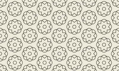 Seamless pattern with flowers.
