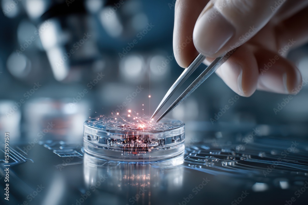 Poster precision handling of small components for advanced technology in a laboratory setting