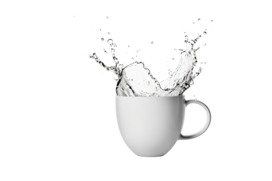 Sudden spill from dropped vessel