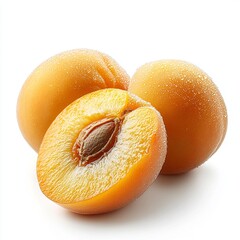 Fresh peaches with dew drops, perfect for summer enjoyment.