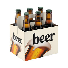 Six Pack Beer Bottles Carton