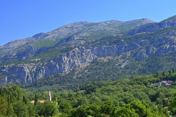 Fototapeta premium Dinaric Alps, mountain, Croatia, Europe, Balkans,