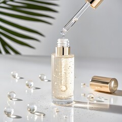 perfume bottle isolated on white