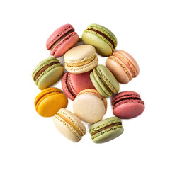 Colorful MacaronsIMG_1752225614103.png A Delightful Stack of Assorted Flavors for Sweet Indulgence