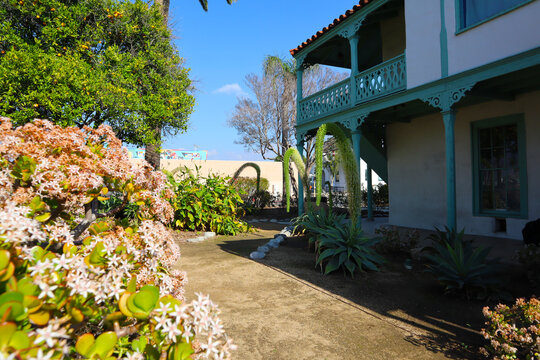 San Fernando, California &ndash; February 10, 2025: Lopez Adobe &ndash; Historic Home of Geronimo Lopez located at 1100 Pico Street