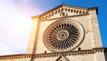 Fototapeta premium Facade of a historic cathedral