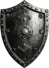 Fototapeta premium Sturdy shield inspires confidence and reflects protection from conflict