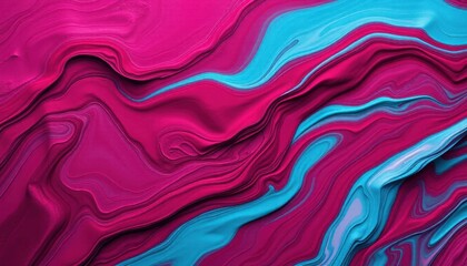 Abstract swirling pink and blue paint (3)