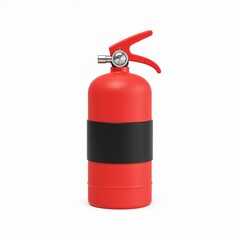 "Playful Safety: The Cartoon Fire Extinguisher"