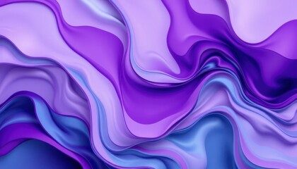 Obraz premium Abstract swirling purple and blue hues (1)