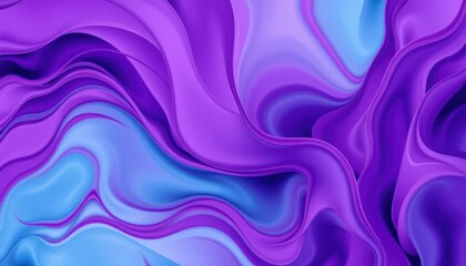 Obraz premium Abstract swirling purple and blue liquid (1)