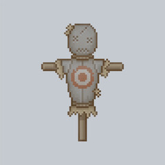 dummy target in pixel art style