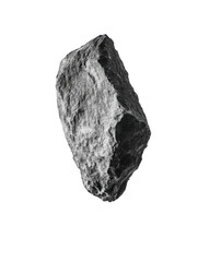 Obraz premium A grayscale close-up of a stone