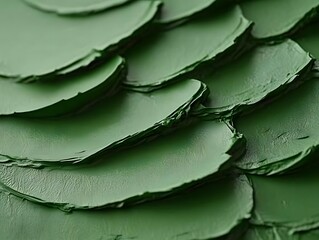 Obraz premium Abstract Green Paint Texture Background Deep Emerald Green Color Swirls