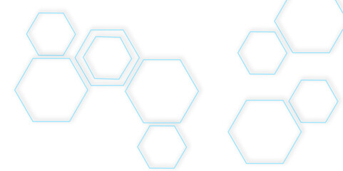 Abstract geometric technology out color line hexagon polygonal honeycomb luxury pattern vector background.