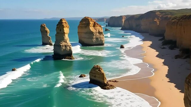 Twelve apostles australia great ocean road victoria travel tourism scenic coastline landmark destination 100