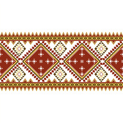 geometric ethnic pattern seamless color oriental. Background, Design curtain, carpet, wallpaper, clothing, wrapping, Batik, vector illustration
