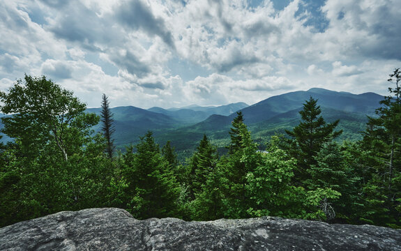 View from the top of Mount Jo, High peaks region, Adirondacks 