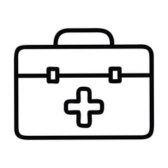 Obraz premium first aid kit icon