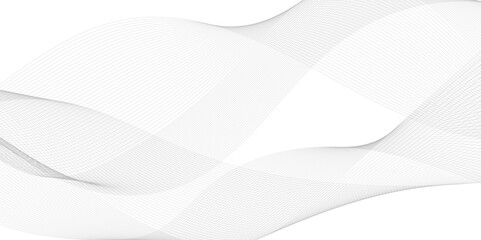 Flowing dot particles wave pattern halftone black gradient smooth curve shape isolated on transparent background. Vector in concept of  medical technology, science, music, modern. business, banner,