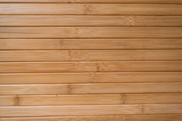 Close up of bamboo food stand