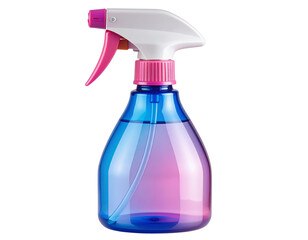 Colorful Plastic Spray Bottle with Comfortable Handle, Cutout PNG