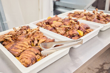 Delicious and Colorful Skewers of Grilled Vegetables and Juicy Meats for Everyone to Enjoy