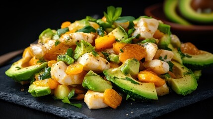 Colorful Plate of Fresh Vegetables Showcasing Healthy Culinary Delights