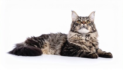 british cat isolated on white background