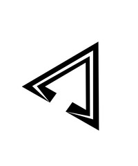 Fototapeta premium Arrow Logo Vector Icon Perfect Design