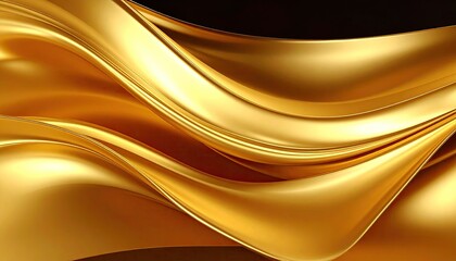 Gold fabric drapes